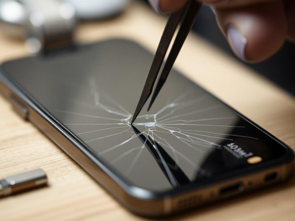 Troca de tela de celular